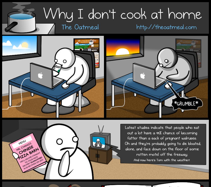 Illustration for article titled Why Most Geeks Don't Cook At Home